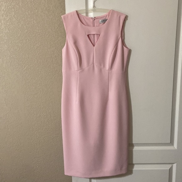 Kasper Suite Sleeveless Baby Pink Dress and Blazer Size 6 - Picture 3 of 4